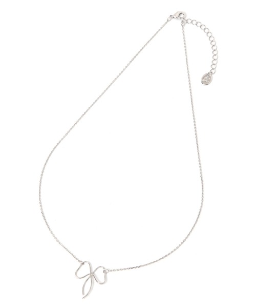 studio CLIP（スタディオクリップ）の「ラインリボンネックレス（ネックレス・レディース・その他1/その他2・FREE）」の3枚目の写真