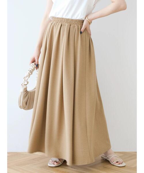 Sugar spoon（シュガースプーン）の「・SUGAR　SPOON　ギャザーフレアスカート（スカート・レディース・グリーン/ピンク/ベージュ/ブラック・FREE）」の11枚目の写真