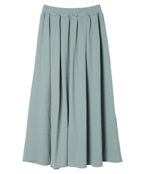 Sugar spoon（シュガースプーン）の「・SUGAR　SPOON　ギャザーフレアスカート（スカート・レディース・グリーン/ピンク/ベージュ/ブラック・FREE）」の22枚目の写真