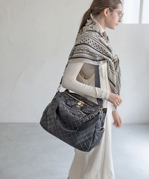 HAYNI | Loche Quilted Boston Bag ロシェキルティングボストン Lサイズ(ボストンバッグ)