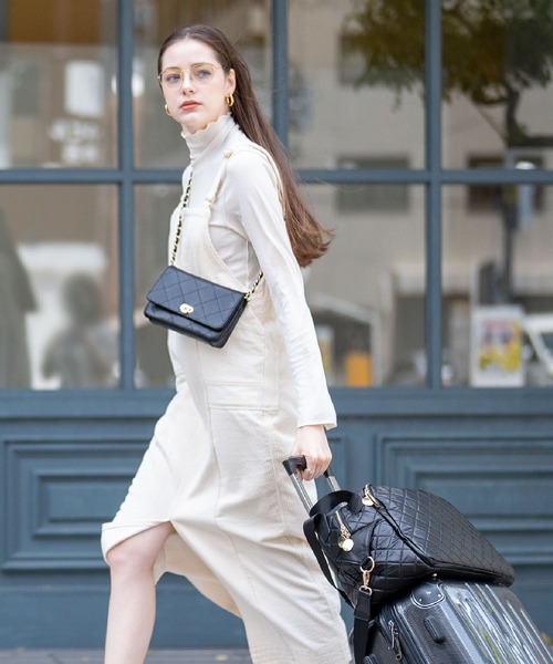 HAYNI（ヘイニ）の「Loche Quilted Boston Bag ロシェキルティング