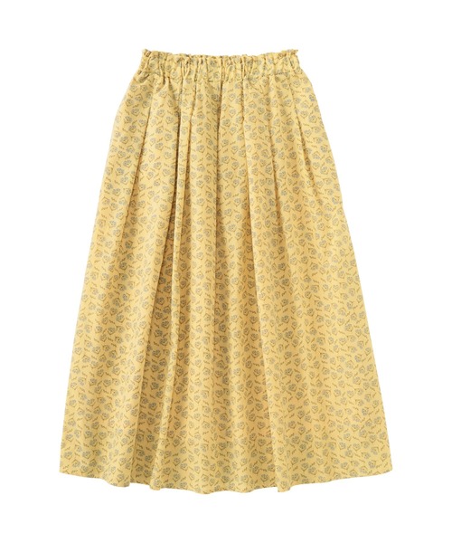Viola e Viola(ヴィオラエヴィオラ)の「小花柄フレアースカート(スカート・レディース・イエロー/キナリ・LARGE/MEDIUM)」の10枚目の写真