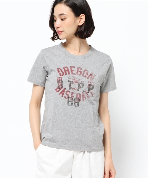 OUTLET(アウトレット)の「【Ciaopanic】カレッジポケTee(Tシャツ/カットソー・レディース・ホワイト/グレー・FREE)」の1枚目の写真