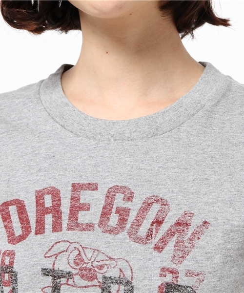 OUTLET(アウトレット)の「【Ciaopanic】カレッジポケTee(Tシャツ/カットソー・レディース・ホワイト/グレー・FREE)」の6枚目の写真