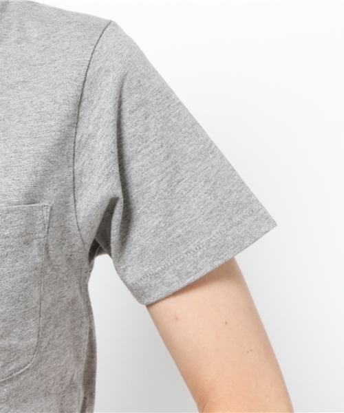 OUTLET(アウトレット)の「【Ciaopanic】カレッジポケTee(Tシャツ/カットソー・レディース・ホワイト/グレー・FREE)」の7枚目の写真
