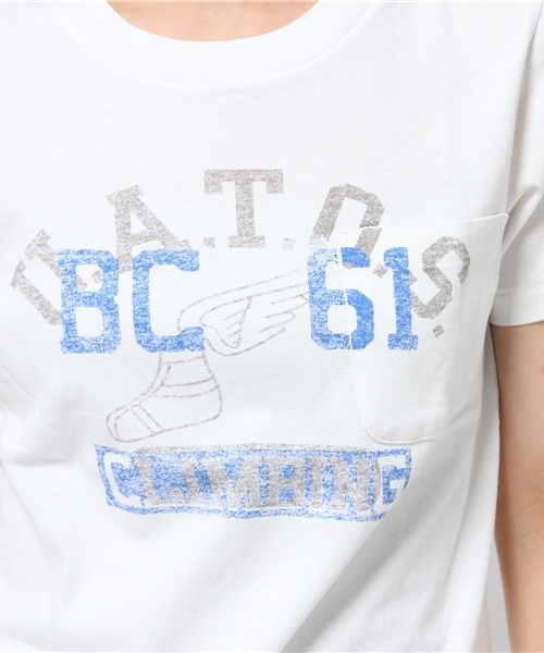 OUTLET(アウトレット)の「【Ciaopanic】カレッジポケTee(Tシャツ/カットソー・レディース・ホワイト/グレー・FREE)」の11枚目の写真