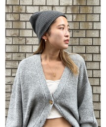 Ungrid | リブ編みニット帽(ニットキャップ/ビーニー)