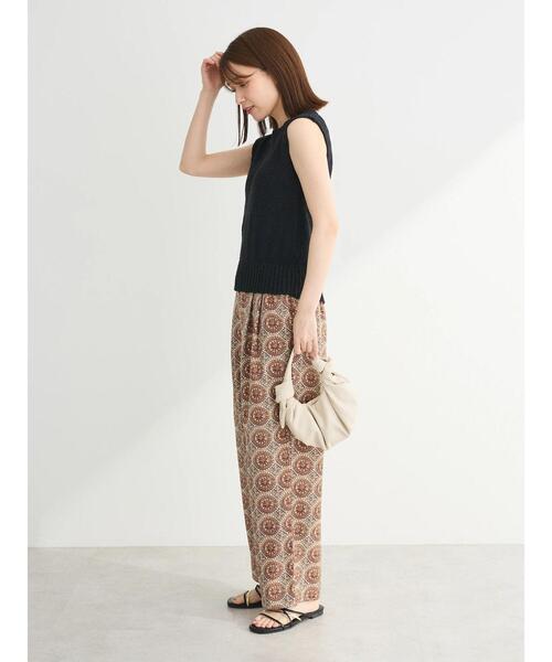 Sugar spoon（シュガースプーン）の「・SUGAR　SPOON　ブークレニットタンク（ニット/セーター・レディース・オフホワイト/ブラック/カーキ/ライトグレー・FREE）」の12枚目の写真