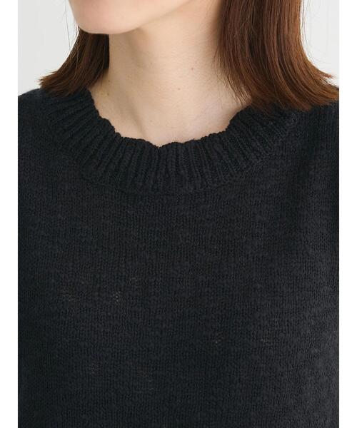 Sugar spoon（シュガースプーン）の「・SUGAR　SPOON　ブークレニットタンク（ニット/セーター・レディース・オフホワイト/ブラック/カーキ/ライトグレー・FREE）」の17枚目の写真