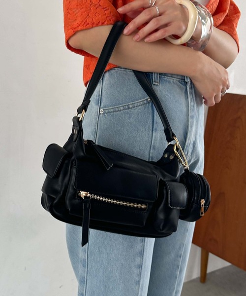 archives（アルシーヴ）の「ポケットＨＯＢＯバッグ（ハンドバッグ・レディース・ベージュ/アイボリー/ブラック・FREE）」の19枚目の写真