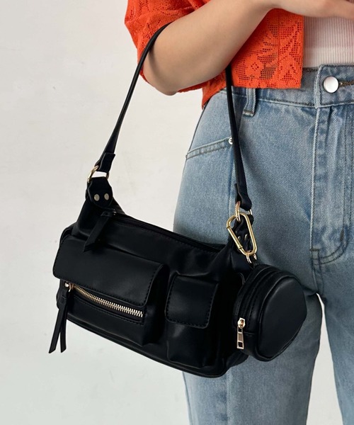 archives（アルシーヴ）の「ポケットＨＯＢＯバッグ（ハンドバッグ・レディース・ベージュ/アイボリー/ブラック・FREE）」の5枚目の写真