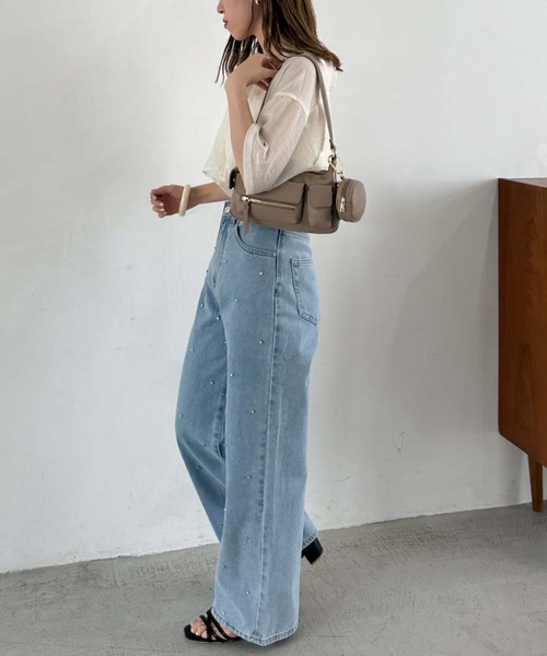 archives（アルシーヴ）の「ポケットＨＯＢＯバッグ（ハンドバッグ・レディース・ベージュ/アイボリー/ブラック・FREE）」の9枚目の写真