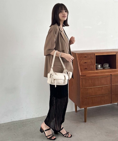 archives（アルシーヴ）の「ポケットＨＯＢＯバッグ（ハンドバッグ・レディース・ベージュ/アイボリー/ブラック・FREE）」の17枚目の写真