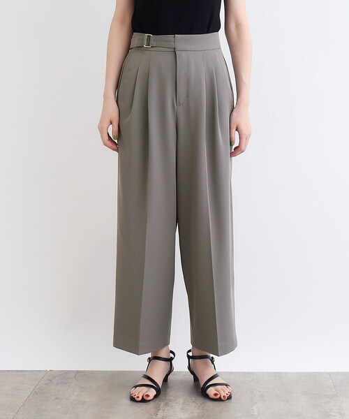 grove(グローブ)の「◆<接触冷感>ドレープワイドパンツ(その他パンツ・レディース・ブラウン系/グレー/ブラック・02/03/05/04/01)」の8枚目の写真