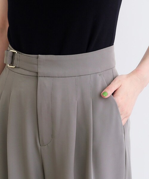 grove(グローブ)の「◆<接触冷感>ドレープワイドパンツ(その他パンツ・レディース・ブラウン系/グレー/ブラック・02/03/05/04/01)」の5枚目の写真