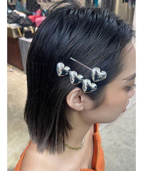 EVRIS（エヴリス）の「【2個セット】HEART MOTIF ヘアピン（ヘアピン・レディース・シルバー・FREE）」の10枚目の写真