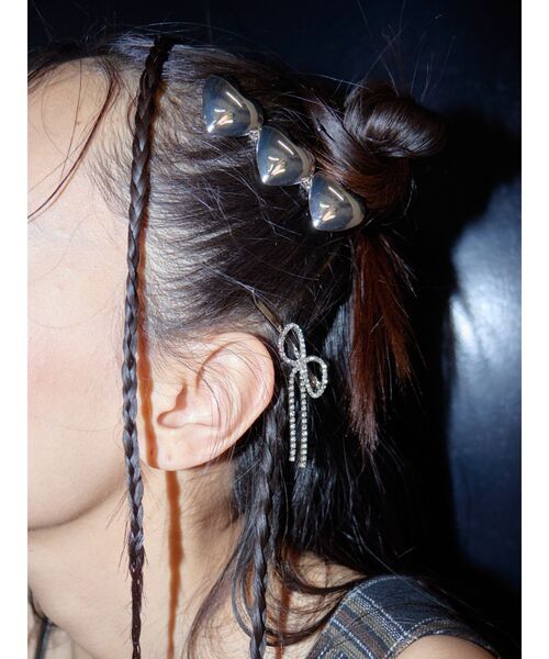 EVRIS（エヴリス）の「【2個セット】HEART MOTIF ヘアピン（ヘアピン・レディース・シルバー・FREE）」の15枚目の写真