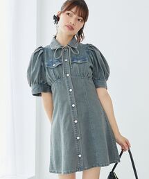 MAJESTIC LEGON | デニムミニワンピース(ワンピース)