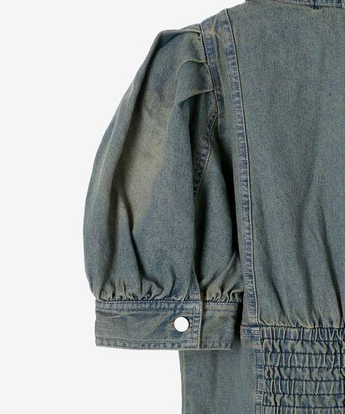 MAJESTIC LEGON（マジェスティックレゴン）の「デニムミニワンピース（ワンピース・レディース・ブラック/ブルー系その他2・MEDIUM）」の21枚目の写真