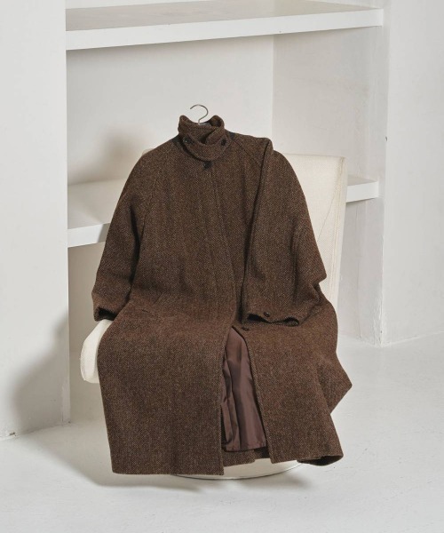 TODAYFUL(トゥデイフル)の「TODAYFUL Mixwool Raglan Coat ミックスウールラグランコート/12420003(その他アウター・レディース・チョコ・38/36)」の16枚目の写真