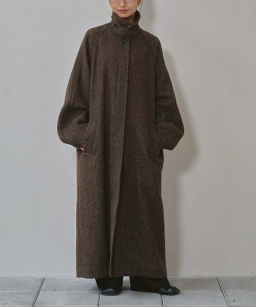 TODAYFUL（トゥデイフル）の「TODAYFUL Mixwool Raglan Coat ミックス