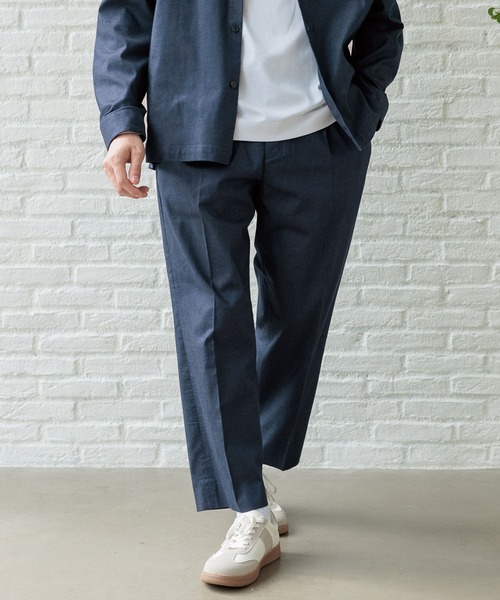 GLOBAL WORK(グローバルワーク)の「アーバンデニムクリーンワイドパンツ/ 115870(デニムパンツ・メンズ・ブルー系8・SMALL/MEDIUM/LARGE/X-LARGE)」の15枚目の写真