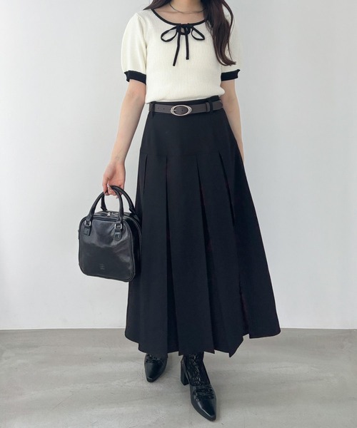 Heather（ヘザー）の「スクエアボストンBAG　145480（ボストンバッグ・レディース・ブラック/ベージュ/シルバー・ONE SIZE）」の9枚目の写真