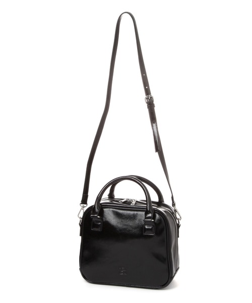 バーバリー ボストンバッグ Heather（ヘザー）の「スクエアボストンBAG 145480（ボストン