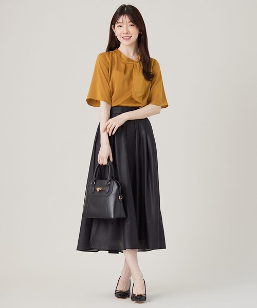 ANY SIS（エニィスィス）の「【洗える】シアーチンツタック スカート（スカート・レディース・ピンク系/ブラック系・3/2/1）」の13枚目の写真