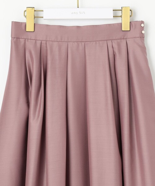 ANY SIS（エニィスィス）の「【洗える】シアーチンツタック スカート（スカート・レディース・ピンク系/ブラック系・3/2/1）」の18枚目の写真