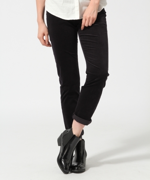 GLOBAL WORK（グローバルワーク）の「コーデュロイスリムパンツ/567473（その他パンツ・レディース・ライトグレー/グリーン/ブラック/ネイビー・SMALL/X-LARGE/MEDIUM/LARGE）」の4枚目の写真