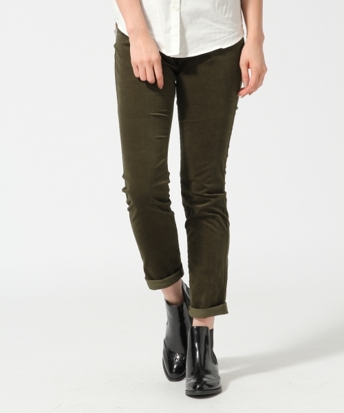 GLOBAL WORK（グローバルワーク）の「コーデュロイスリムパンツ/567473（その他パンツ・レディース・ライトグレー/グリーン/ブラック/ネイビー・SMALL/X-LARGE/MEDIUM/LARGE）」の3枚目の写真