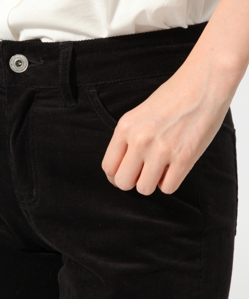 GLOBAL WORK（グローバルワーク）の「コーデュロイスリムパンツ/567473（その他パンツ・レディース・ライトグレー/グリーン/ブラック/ネイビー・SMALL/X-LARGE/MEDIUM/LARGE）」の9枚目の写真