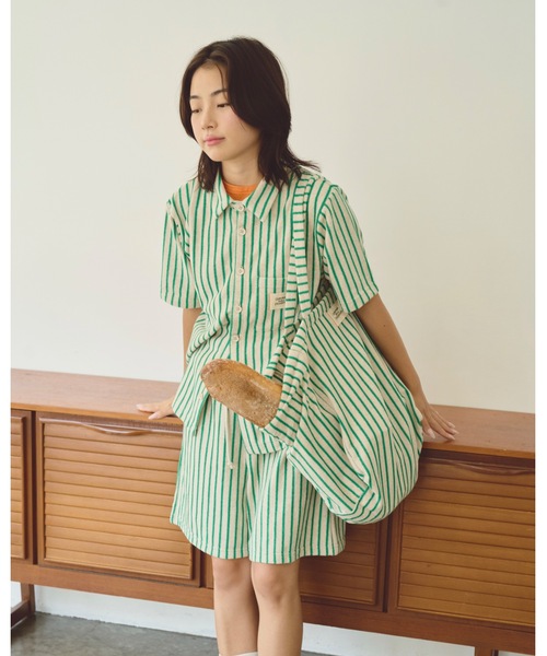 common gull products.（コモンガルプロダクツ）の「夏の傍のバッグ（トートバッグ・レディース・アイボリー/ピンク/ブラウン・フリー）」の8枚目の写真