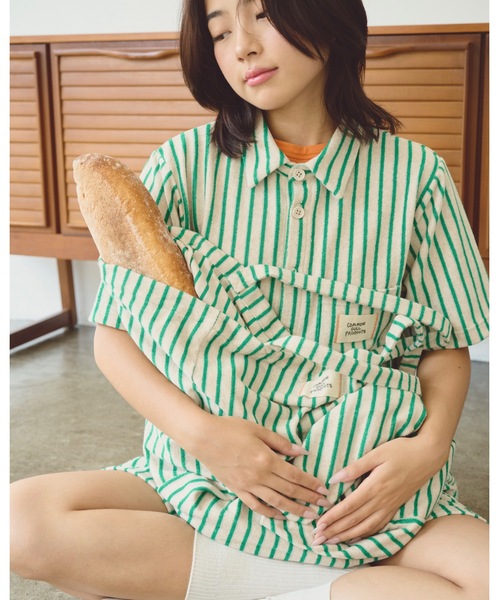 common gull products.（コモンガルプロダクツ）の「夏の傍のバッグ（トートバッグ・レディース・アイボリー/ピンク/ブラウン・フリー）」の10枚目の写真