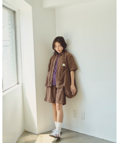 common gull products.（コモンガルプロダクツ）の「夏の傍のバッグ（トートバッグ・レディース・アイボリー/ピンク/ブラウン・フリー）」の15枚目の写真