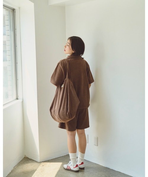 common gull products.（コモンガルプロダクツ）の「夏の傍のバッグ（トートバッグ・レディース・アイボリー/ピンク/ブラウン・フリー）」の16枚目の写真