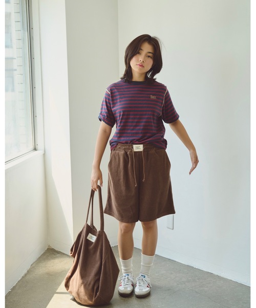 common gull products.（コモンガルプロダクツ）の「夏の傍のバッグ（トートバッグ・レディース・アイボリー/ピンク/ブラウン・フリー）」の20枚目の写真