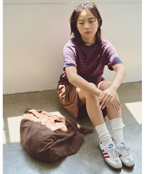 common gull products.（コモンガルプロダクツ）の「夏の傍のバッグ（トートバッグ・レディース・アイボリー/ピンク/ブラウン・フリー）」の22枚目の写真