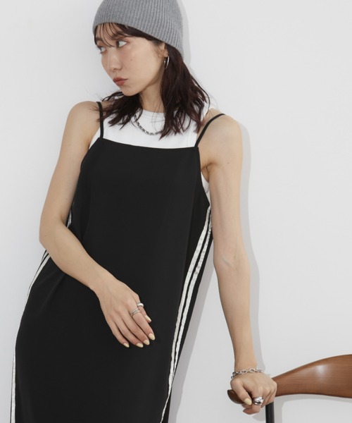 ROSANNAANSARONI ロサンナアンサローニ　キャミソール A-38 Auntie Rosa（アンティローザ）の「ロングデニムキャミ