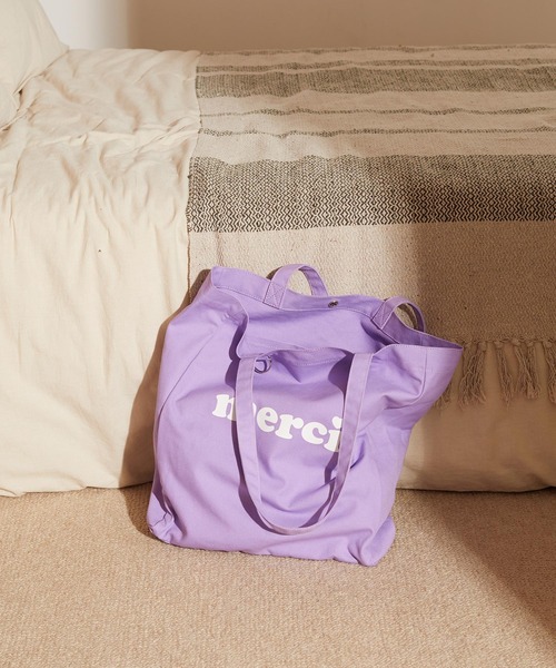 MERCI LOGO TOTE（トートバッグ）｜MILKFED.（ミルクフェド）の