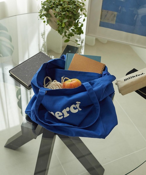MERCI LOGO TOTE（トートバッグ）｜MILKFED.（ミルクフェド）の