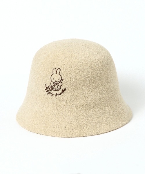 studio CLIP(スタディオクリップ)の「刺繍サーモハット〈Dick Brunaコラボ〉(ハット・レディース・ベージュ・FREE)」の2枚目の写真