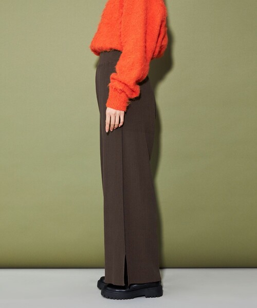 CITEN（シテン）の「＜CITEN＞ワイドニットパンツ（その他パンツ・レディース・ダークグレー/ダークブラウン・M/S）」の10枚目の写真