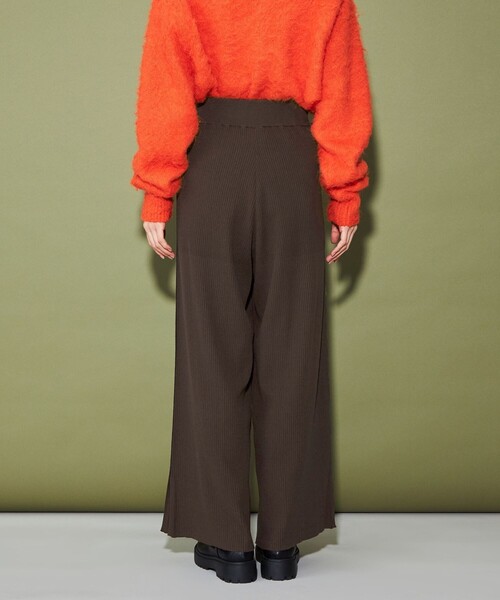 CITEN（シテン）の「＜CITEN＞ワイドニットパンツ（その他パンツ・レディース・ダークグレー/ダークブラウン・M/S）」の11枚目の写真