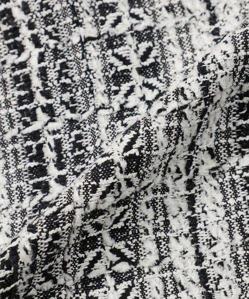 ★タイムセール★ 【エポカ】フリンジミックスツイード ショートジレ セール】フリンジミックスツイード ショートジレ（ベスト）｜EPOCA