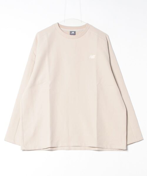 NEW BALANCE（ニューバランス）の「【別注】ニューバランス New Balance THE CITY ウーブンロングスリーブTシャツ 限定コラボ（Tシャツ/カットソー・メンズ・カーキ/ブラック/サンドグレー・S/M/L/LL/3L）」の3枚目の写真