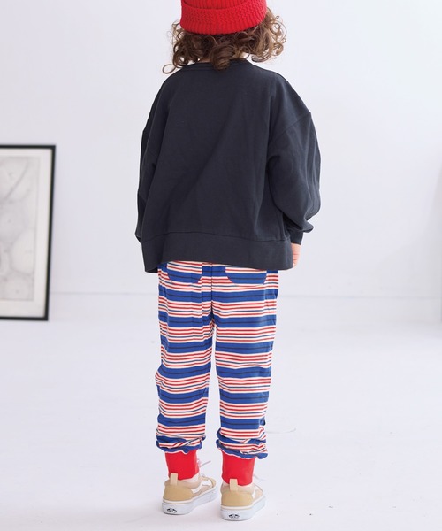 Life Support Products（ライフサポートプロダクツ）の「裏毛ムジトレーナー（スウェット・キッズ・ブラック/パープル/ピンク/オフホワイト/レッド/ホワイト系その他/杢グレー/エメラルド/マスタード/チャコール・90/100/110/120/80/130/95/140/150）」の16枚目の写真