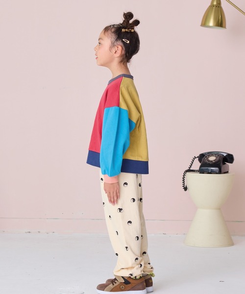 Life Support Products（ライフサポートプロダクツ）の「裏毛ムジトレーナー（スウェット・キッズ・ブラック/パープル/ピンク/オフホワイト/レッド/ホワイト系その他/杢グレー/エメラルド/マスタード/チャコール・90/100/110/120/80/130/95/140/150）」の21枚目の写真