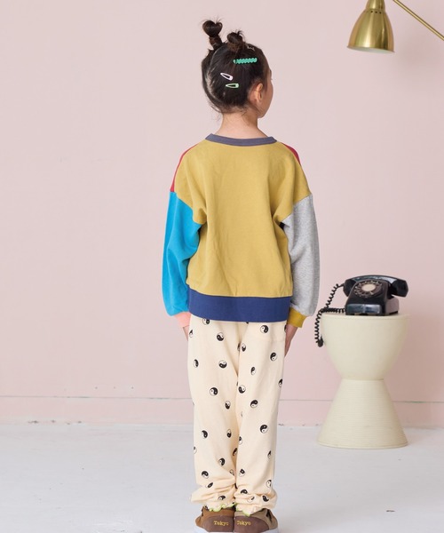 Life Support Products（ライフサポートプロダクツ）の「裏毛ムジトレーナー（スウェット・キッズ・ブラック/パープル/ピンク/オフホワイト/レッド/ホワイト系その他/杢グレー/エメラルド/マスタード/チャコール・90/100/110/120/80/130/95/140/150）」の22枚目の写真